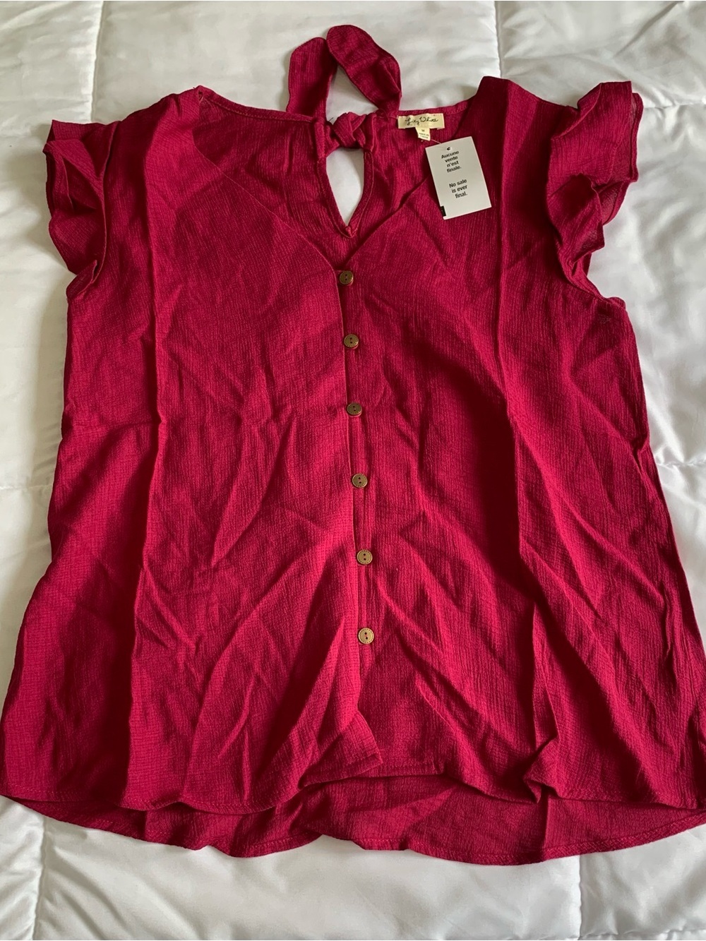 New with tags Lily White womens shirt size medium